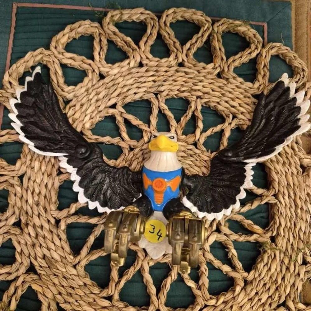 ✅Fisher-Price Rescue Heroes Swoops The Eagle Action Figure 2001#️⃣34